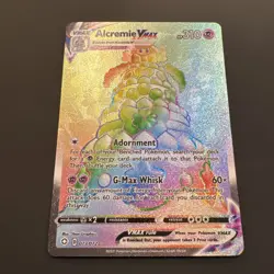 Alcremie Vmax 073/072 Shining Fates - NM Full Art Rainbow Rare Pokemon Card - Image 2