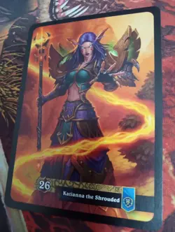 WOW TCG - Priest Deck + Extras - Katianna the Shrouded - 70 Cards - Image 1