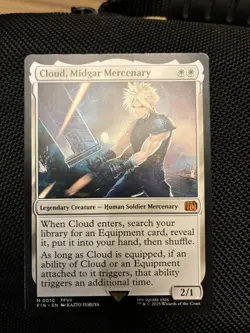 MTG Final Fantasy Cloud, Midgar Mercenary non-foil NM - Image 1