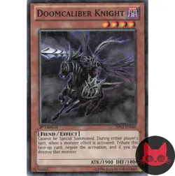 Yugioh Doomcaliber Knight BP02-EN062 Mosaic Rare 1st Edition LP - Image 1