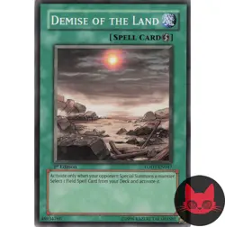 Yugioh Demise of the Land LODT-EN047 Common 1st Edition NM - Image 1