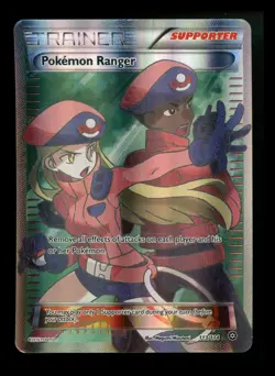Pokemon Ranger 113/114 XY Steam Siege 2016 Full Art Holo Rare Pokemon Card TCG - Image 1