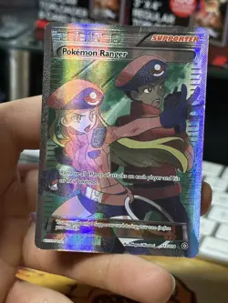 Pokemon Ranger 113/114 XY Steam Siege 2016 Full Art Holo Rare Pokemon Card TCG - Image 3