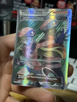 Pokemon Ranger 113/114 XY Steam Siege 2016 Full Art Holo Rare Pokemon Card TCG - Image 4