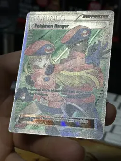 Pokemon Ranger 113/114 XY Steam Siege 2016 Full Art Holo Rare Pokemon Card TCG - Image 5