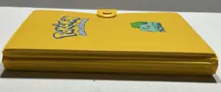 Vtg 1999 Pokemon Bulbasaur Yellow Collectors Album Binder Only Holds 116 Cards - Image 4