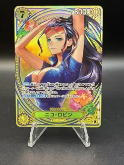 Nico Robin EB03-055 SP Alt Art SR Heroines Edition One Piece Card Japanese NM - Image 1