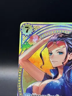 Nico Robin EB03-055 SP Alt Art SR Heroines Edition One Piece Card Japanese NM - Image 3