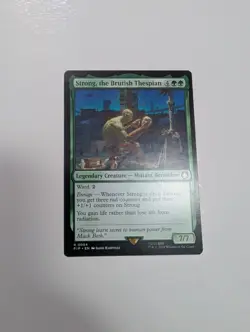 MTG - Strong, the Brutish Thespian - Fallout (PIP) NM/M Condition - Image 1