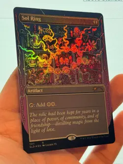 1X FOIL Sol Ring BORDERLESS MINT MTG Magic SLD Secret Lair Pride #1011 CEDH - Image 3