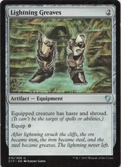 Lightning Greaves U Commander 2017 215 - LP MTG - Image 1