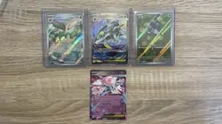 Pokemon Phantasmal Flames Illustration Rare Lot Mega Sharpedo Flygon Nymble - Image 1