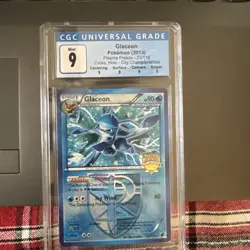 Glaceon Plasma Freeze Pokemon TCG 23/116 Cross Holo City Championship CGC 9 - Image 1