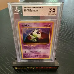 CELEBI HOLO - BGS 3.5 - 2000 Pokemon Awakening Legends Japanese #251 - Image 1