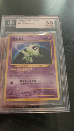CELEBI HOLO - BGS 3.5 - 2000 Pokemon Awakening Legends Japanese #251 - Image 2