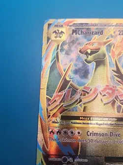 Pokemon Evolutions Holo Full Art Mega M Charizard EX 101/108 HP DMG - Image 4