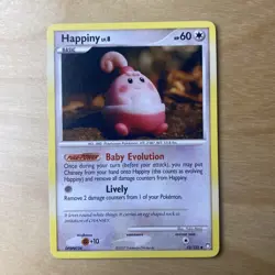 Happiny- Mysterious Treasures 52/123 - Non-Holo - Pokemon TCG - LP - Image 1