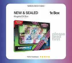 Pokemon TCG Shrouded Fable Kingdra EX Special Illustration Collection Sealed - Image 1