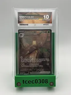 Sinistcha ex - 210/167 - SIR - Twilight Masquerade - Ace 10 - Graded Pokemon TCG - Image 1