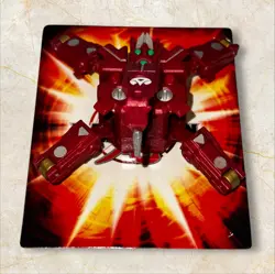 Bakugan Spyderfencer Red Pyrus Maxus Dragonoid Trap Battle Brawlers Free Ship - Image 1