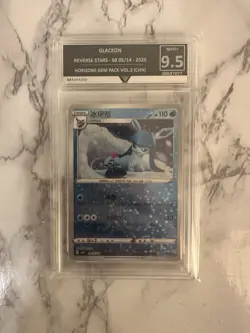 Glaceon Pokemon Card 9.5 Mint+ Chinese Gem Pack Vol.2 Rare Eeveelution Holo Star - Image 1