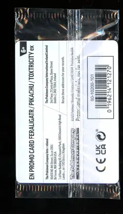 Illustration Contest 2024 Pikachu Feraligatr SVP213 214 215 Promo Sealed Pokemon - Image 2