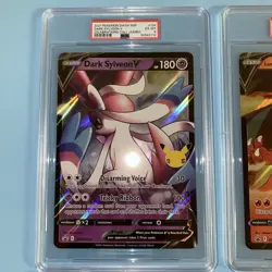Lot of 4 Jumbo PSA Pokemon Cards Dark Sylveon Charizard Morpeko Zoroark - Image 3