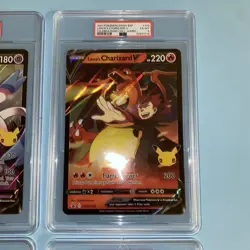 Lot of 4 Jumbo PSA Pokemon Cards Dark Sylveon Charizard Morpeko Zoroark - Image 4