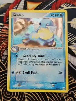 Pokemon EX Hidden Legends Sealeo 47/101 Reverse Holo Uncommon Played - Image 1