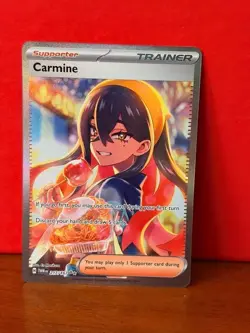 Pokemon TCG Carmine 217/167 SV06 Twilight Masquerade SIR Full Art Chase NM - Image 5