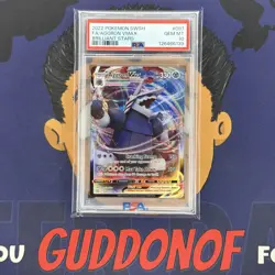 💎PSA 10 GEM MINT 2022 Pokemon Brilliant Stars AGGRON VMAX #097 Full Art - Image 1