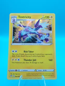 Toxtricity 063/189 Swsh03: Darkness Ablaze Pokemon TCG Holo Near Mint/Mint - Image 1