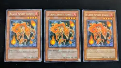 3x Flame Spirit Ignis - LODT-EN087 - Rare - Yugioh Playset - Near Mint - Image 1