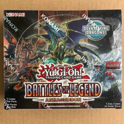 Konami Yu-Gi-Oh Battles of Legend: Armageddon Booster Box 1st Edition Sealed - Image 1