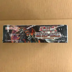 Konami Yu-Gi-Oh Battles of Legend: Armageddon Booster Box 1st Edition Sealed - Image 5