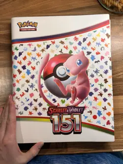 Pokemon 151 Binder Mostly Complete With Some Full Art Cards - Image 5