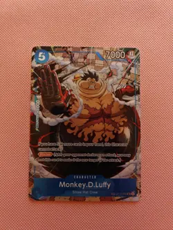 One Piece Card Game - OP11-058 - Monkey D Luffy - Treasure Rare OP13 - English - Image 1