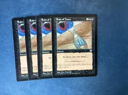 MTG 4X PORTAL RAIN OF TEARS NM MAGIC THE GATHERING BLACK UNCOMMON ENGLISH CARDS - Image 4