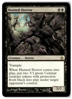 MTG Hunted Horror - Ravnica: City of Guilds Heavily Played English - Image 1
