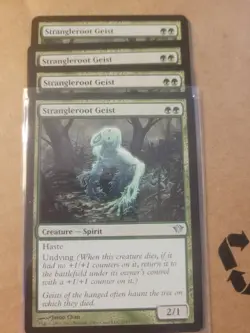 Magic Gathering MTG Strangleroot Geist (127) Dark Ascension LP BULK DISCOUNT! - Image 1