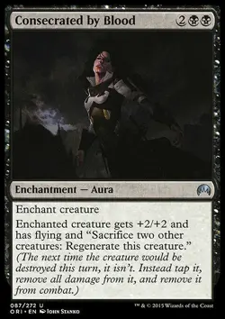 X4 Consecrated by Blood Magic Origins Light Play MTG Magic DNA GAMES - Image 1