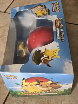 Sealed Pokemon Pikachu & Eevee Poke Ball Collection Box 5x Packs 2018 - Image 3