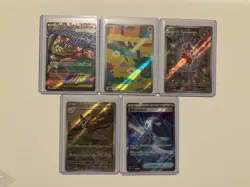 MEGA Dream Pokemon TCG Japanese Lot of 5 Special Rare Art Rare Somersault Dive - Image 1