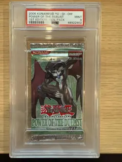 Yu-Gi-Oh! Power of the Duelist 1st Edition PSA 9 MINT Graded Pack - Image 1