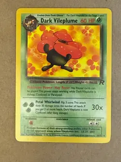 Dark Vileplume 30/82 Team Rocket Regular Pokemon card in Near Mint / NM cond. - Image 1