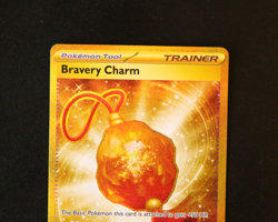 Pokemon Card TCG - Bravery Charm 175/142 - Stellar Crown - Hyper Rare - NM ⭐ - Image 2