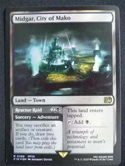 Midgar City of Mako Foil - FIN - Mtg Card #3GJ - Image 1