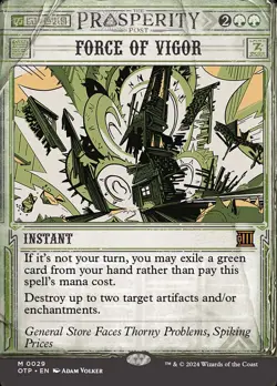 Force of Vigor - 29 - Breaking News- Near Mint - MTG - Image 1