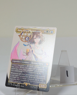 Yuna, Grand Summoner Borderless 208 Regular Final Fantasy FIC MTG NM See Video - Image 2