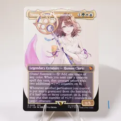 Yuna, Grand Summoner Borderless 208 Regular Final Fantasy FIC MTG NM See Video - Image 3